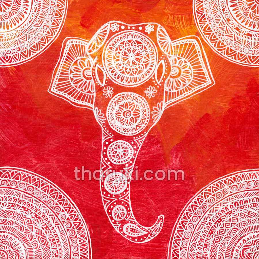 Elephant Panels II, Acrylic and ink on wood · 8 × 8 in · 2024