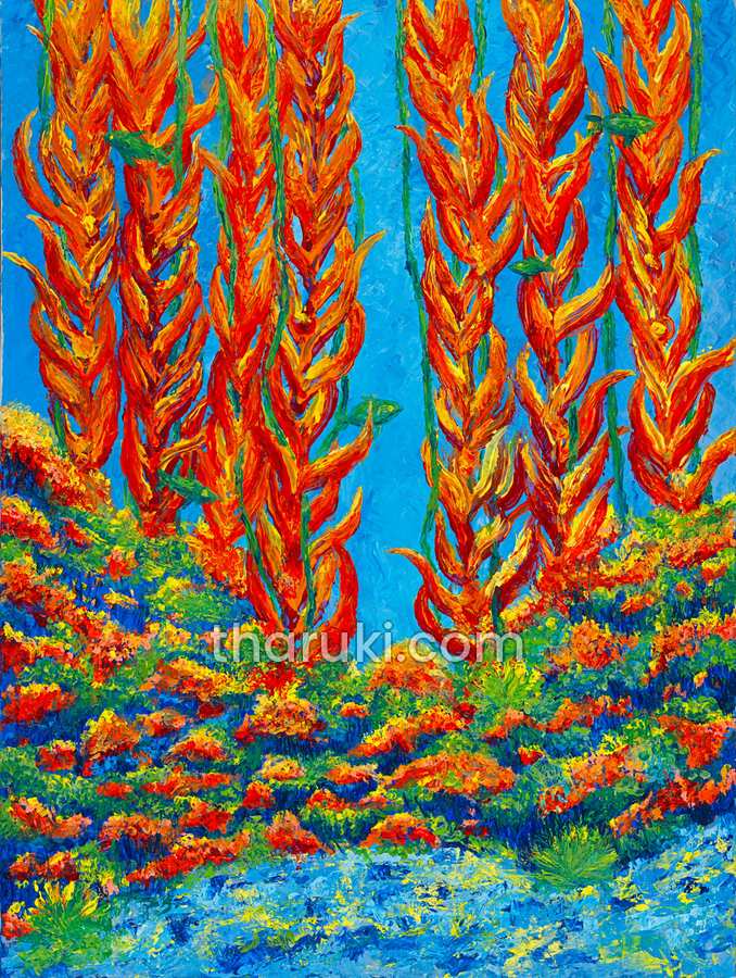 Kelp, Acrylic on canvas