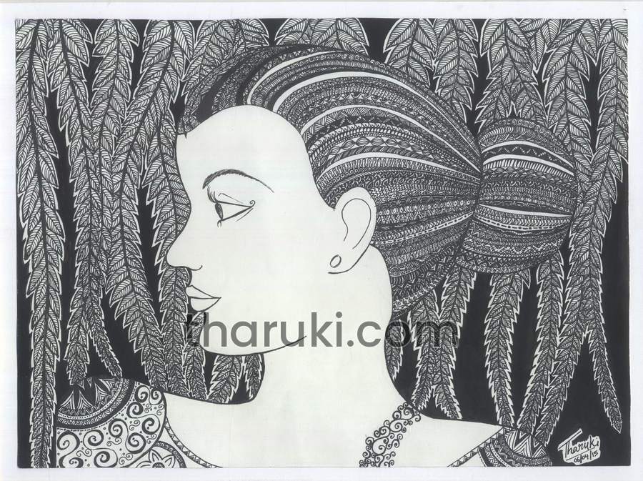 Mother Nature, Ink on paper · 16 × 12 in · 2016