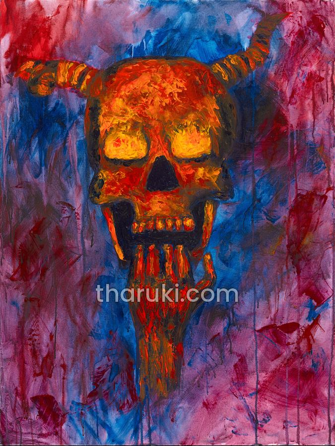 An Ode to Anger, Acrylic on canvas · 2023